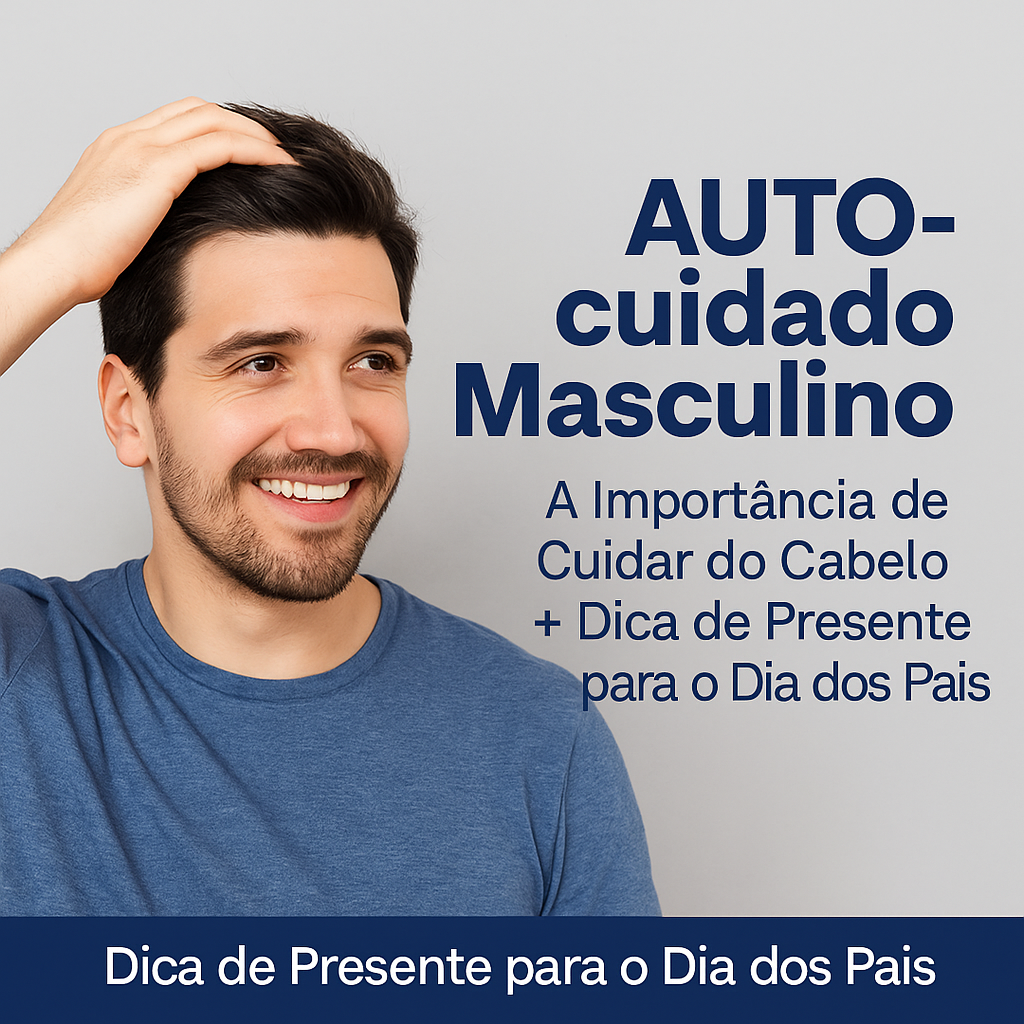 Autocuidado Masculino: A Importância de Cuidar do Cabelo + Dica de Presente para o Dia dos Pais