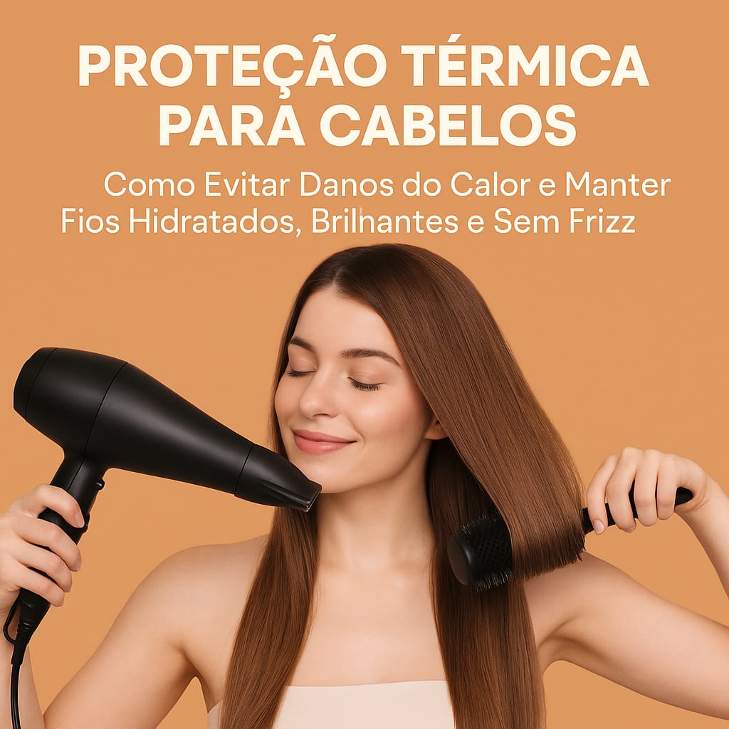 Proteção Térmica para Cabelos: Como Evitar Danos do Calor e Manter Fios Hidratados, Brilhantes e Sem Frizz