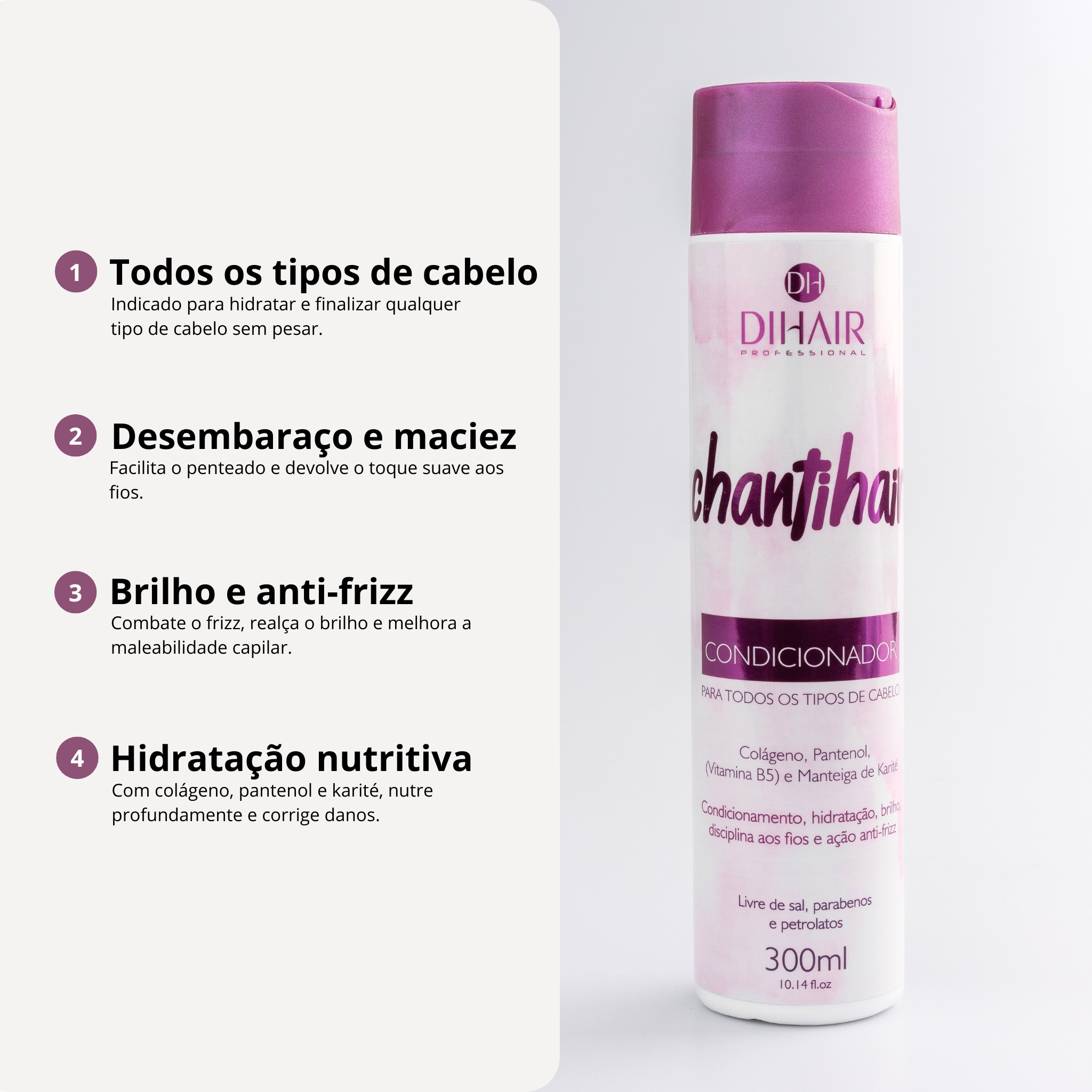 Condicionador Chantihair 300mL - Dihair
