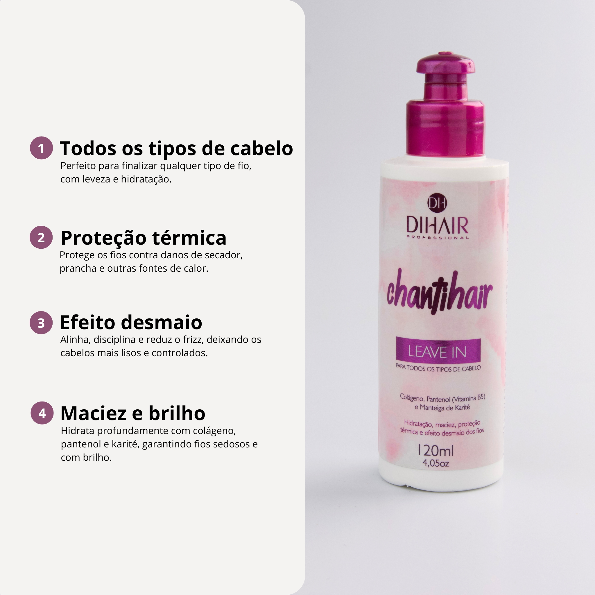 Leave-in Chantihair 120mL - Dihair