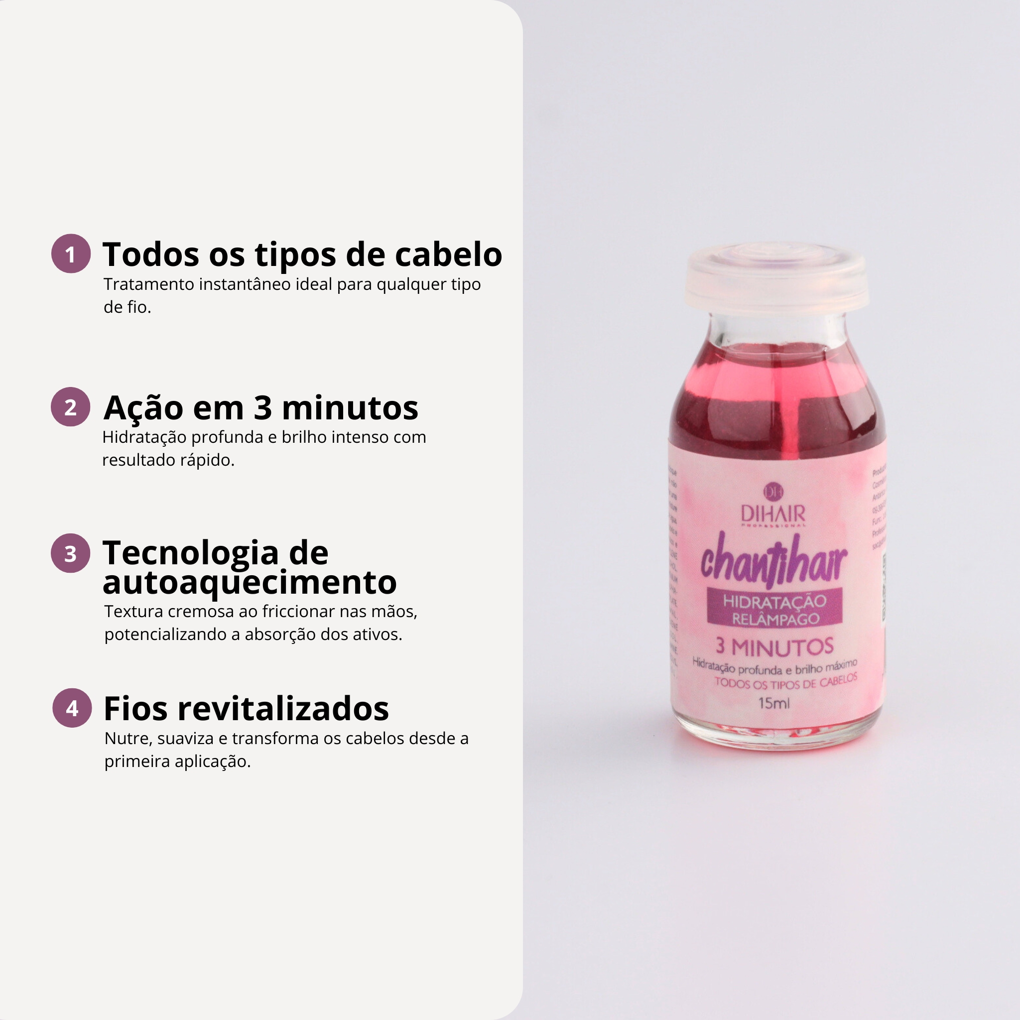 AMPOLA CHANTIHAIR 15ML DIHAIR