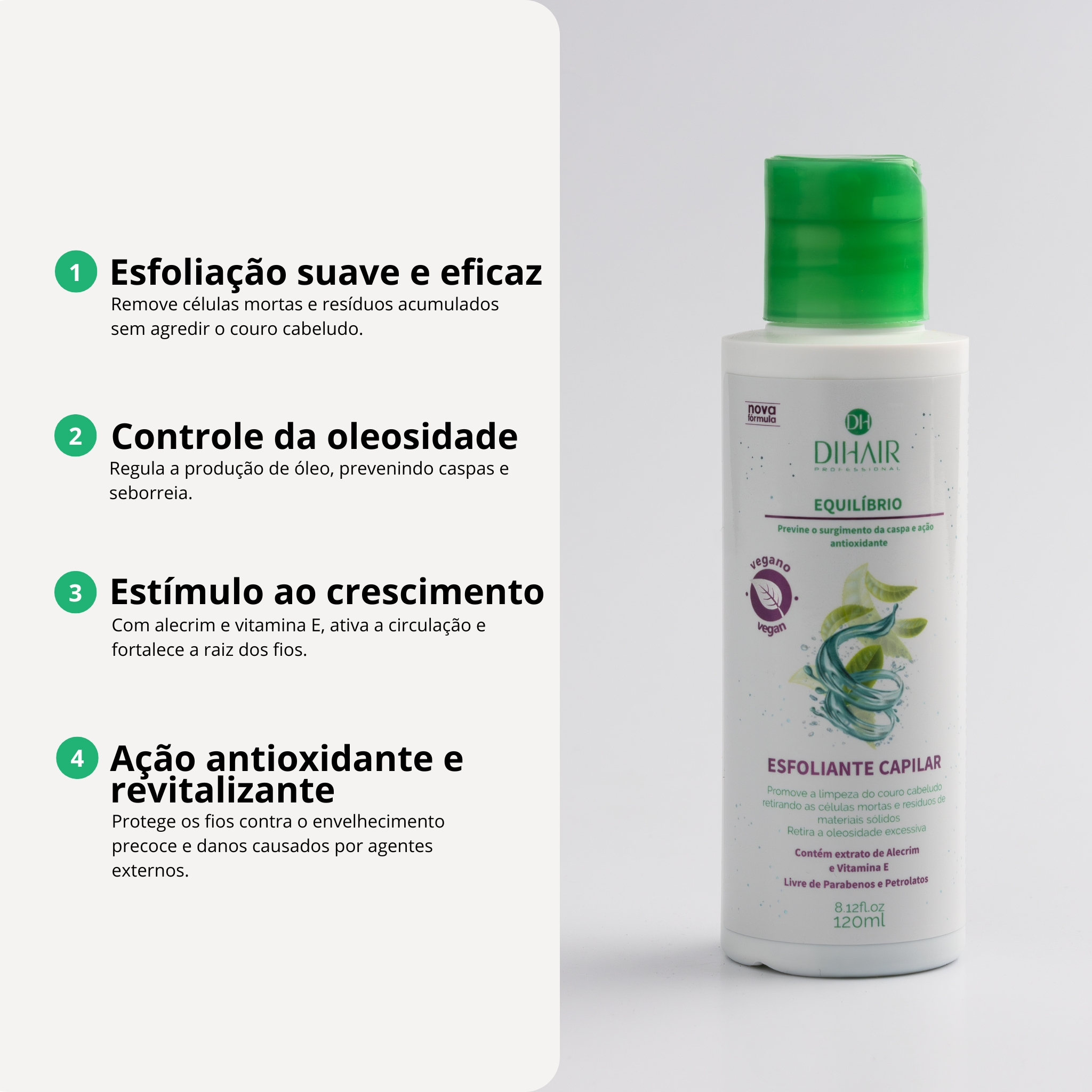 Esfoliante Equilíbrio - Raízes Oleosas e Pontas Secas 120mL