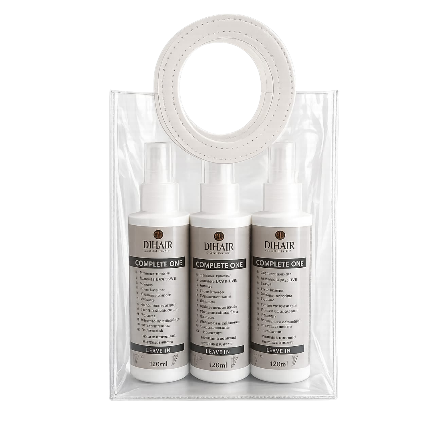 Kit 3 Protetor Térmico Para Cabelo Complete One Dihair + Bolsa Grátis | Leave-in Anti Frizz Profissional