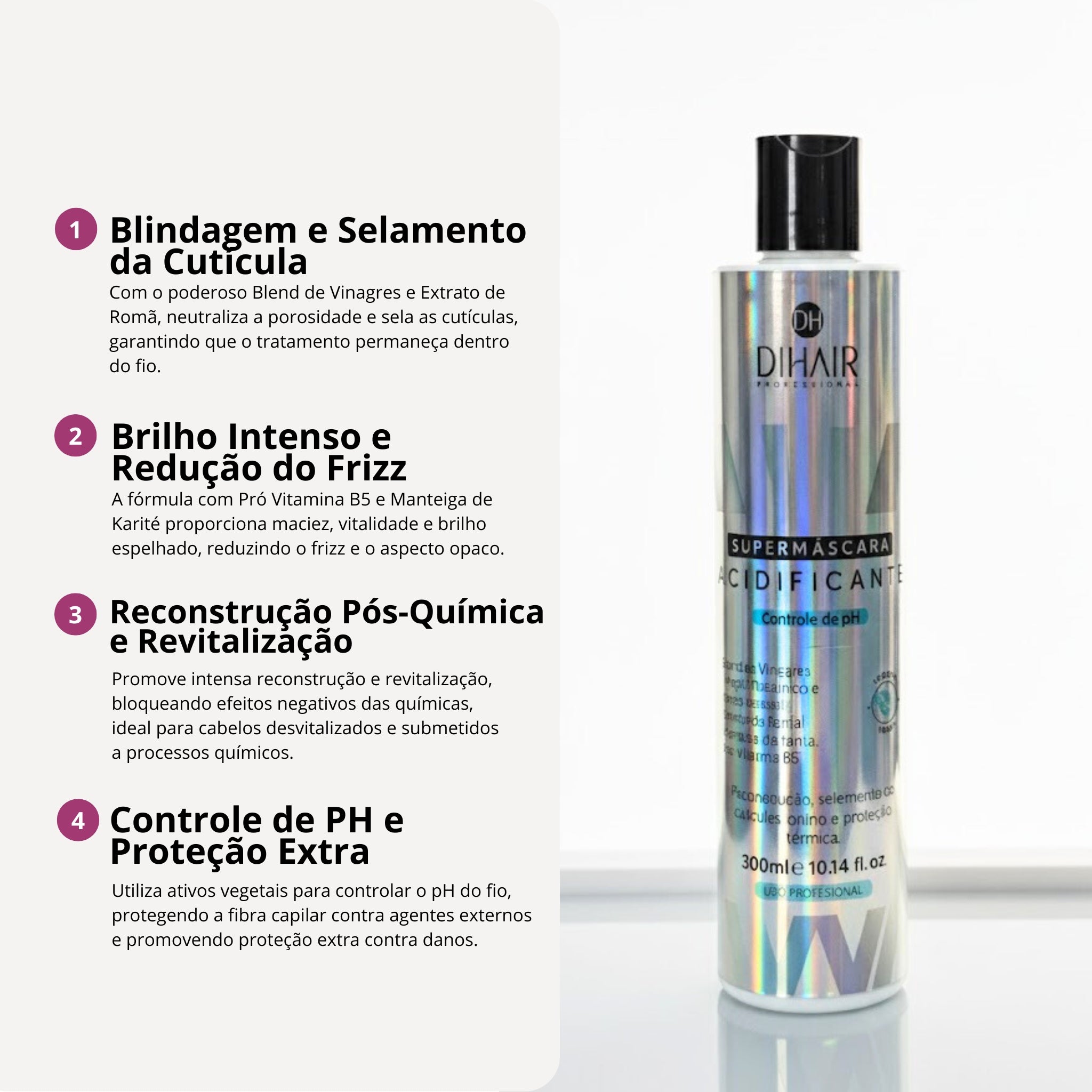 Supermáscara Acidificante 300ml - DIHAIR