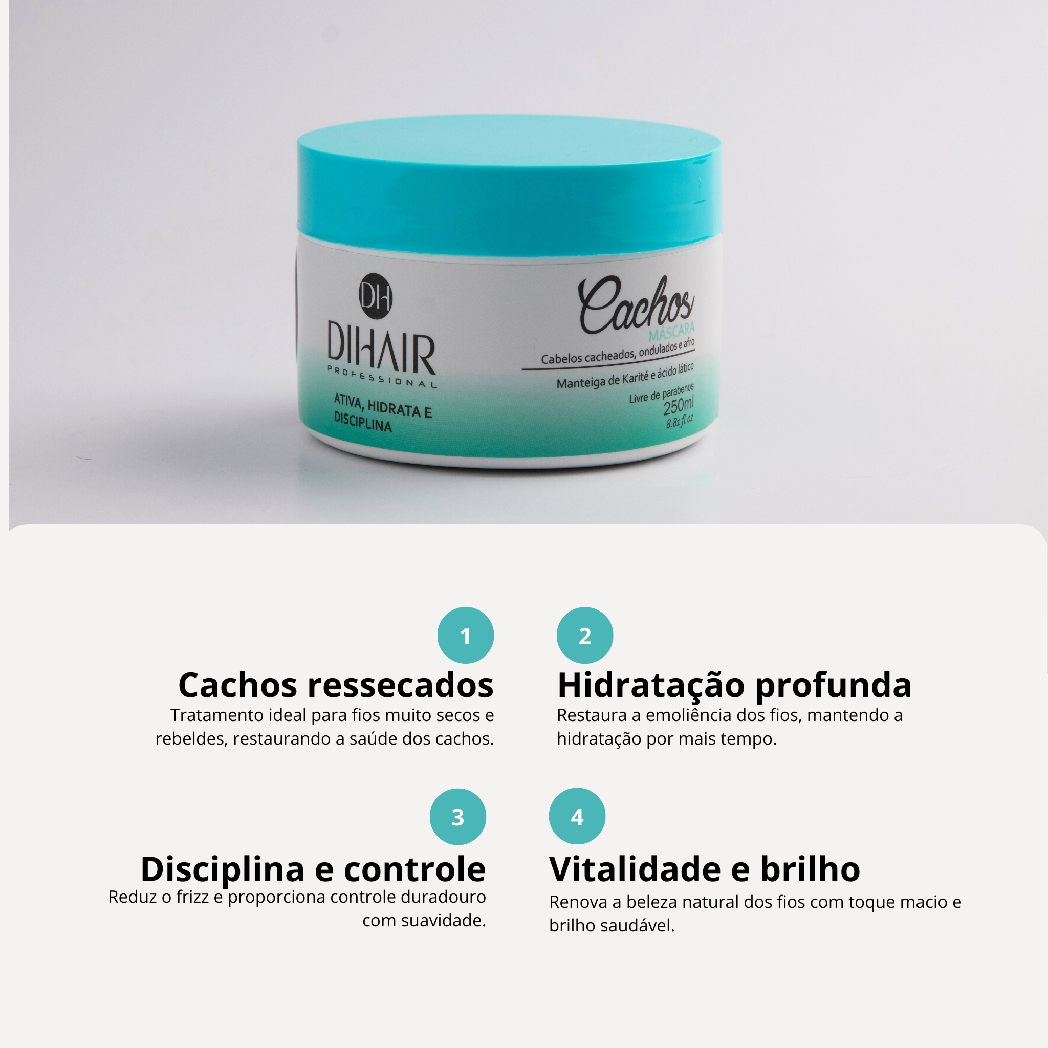 Máscara Cachos 250g - Dihair