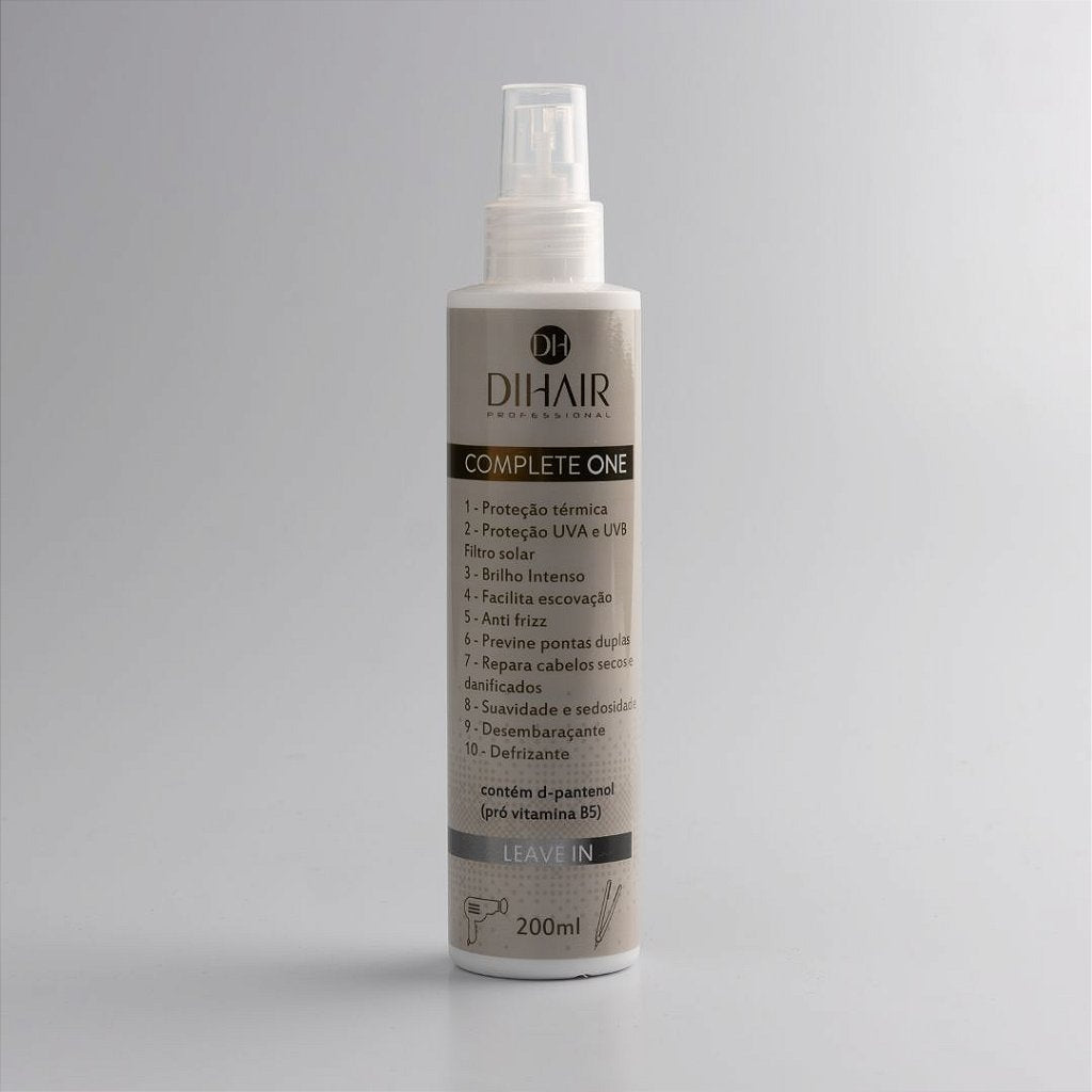 Complete One 200 mL – Leave‑in com Proteção Térmica, Anti‑Frizz e Desembaraço Fácil - Dihair