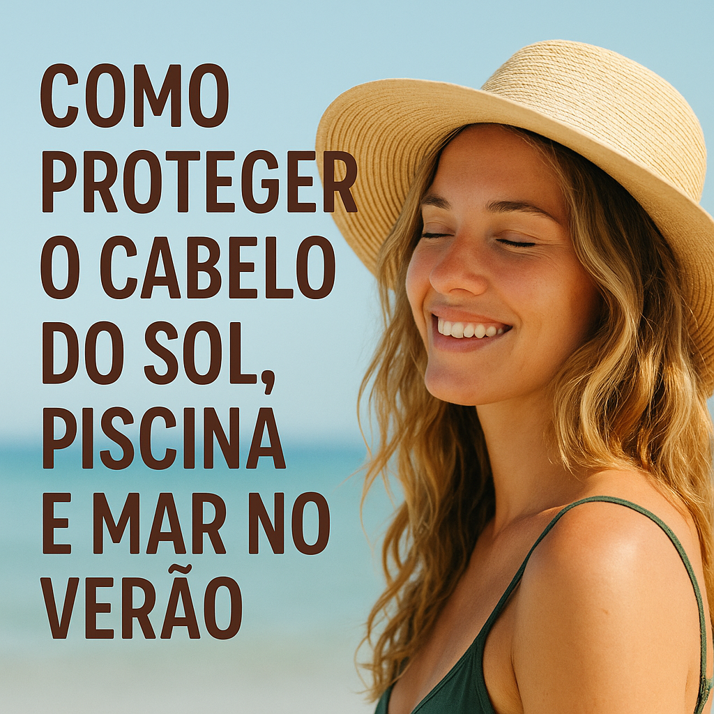 Como Proteger o Cabelo do Sol, Piscina e Mar no Verão: Guia Completo de Cuidados