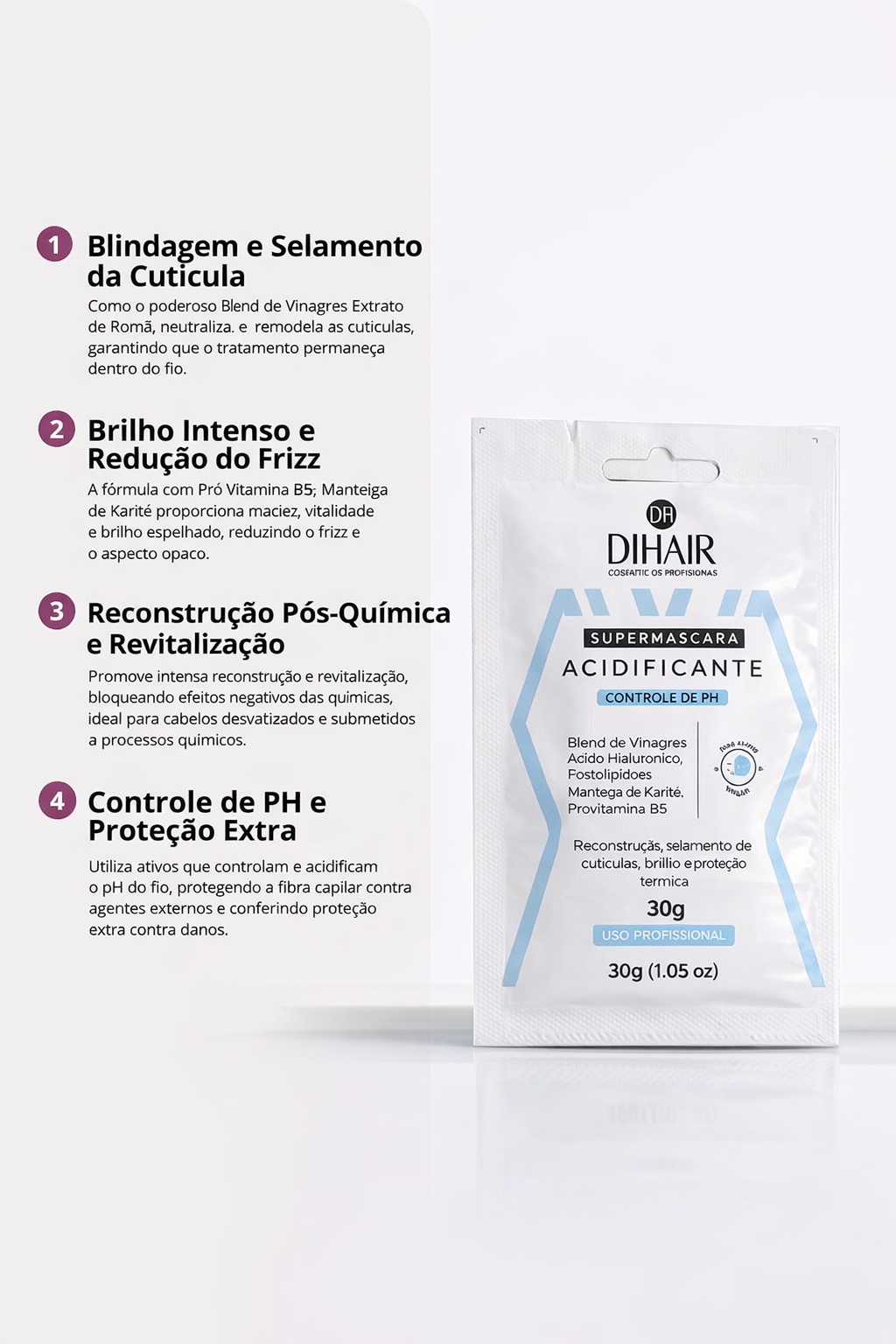 Supermáscara Acidificante 30ml - DIHAIR
