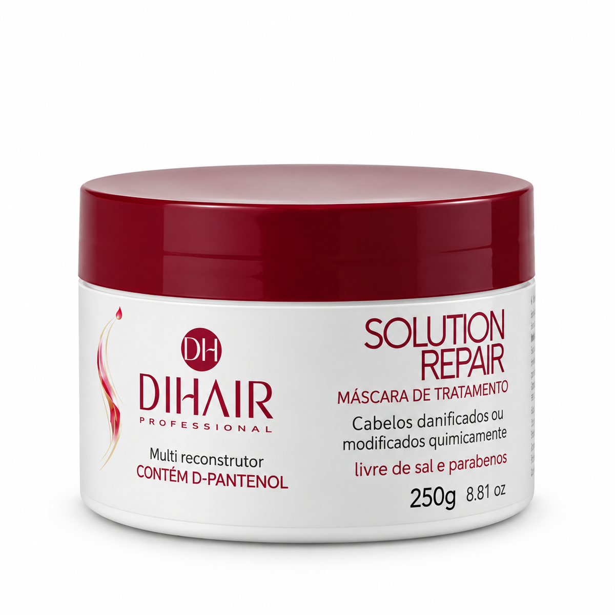 Máscara Solution Repair 250g - Multi Reconstrutor - Dihair