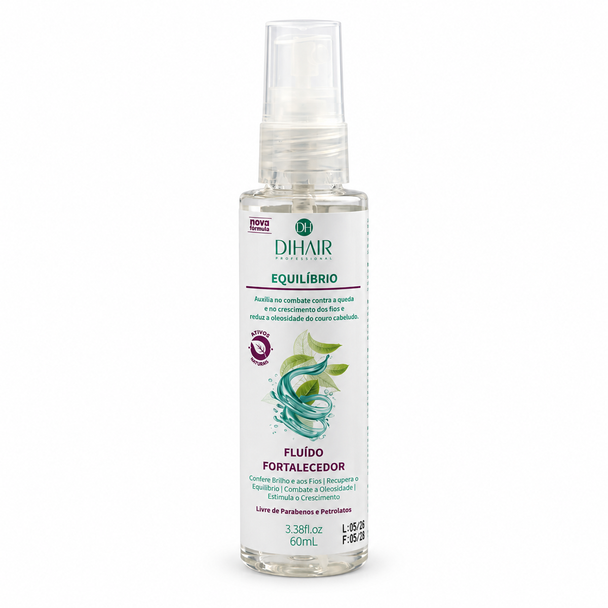 Fluido Fortalecedor Equilíbrio 60ml - Dihair