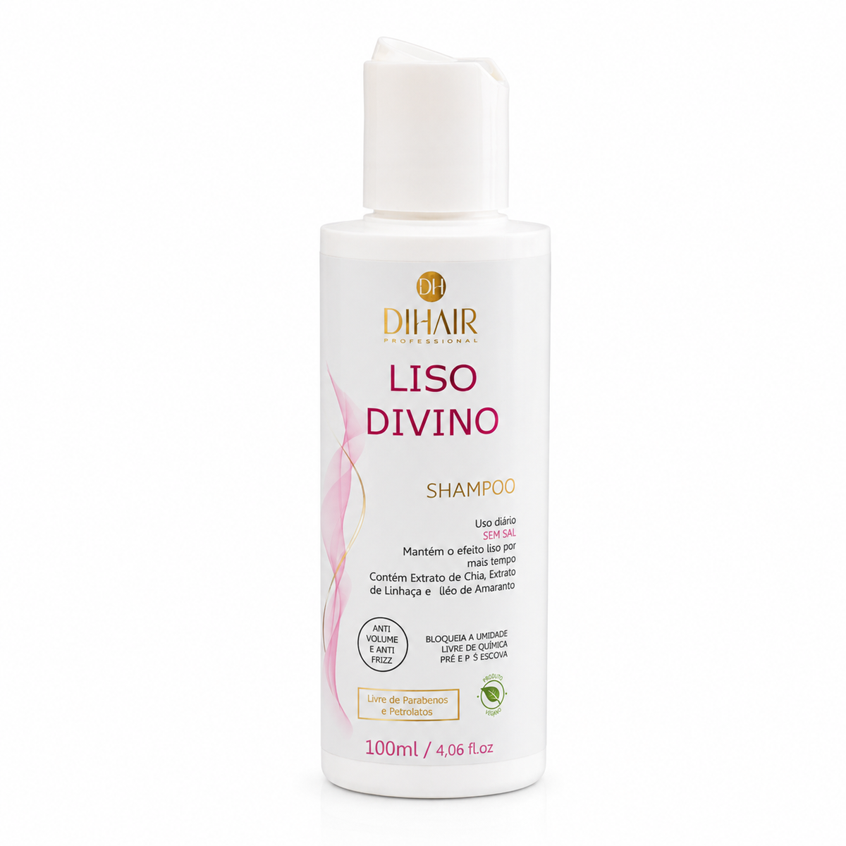 Shampoo Liso Divino 100ml - DIHAIR