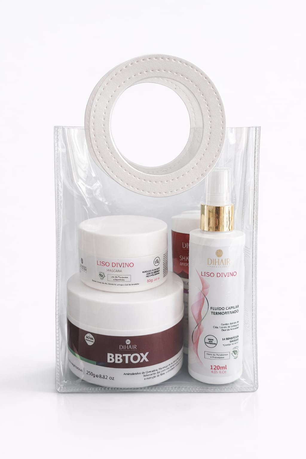 Kit Liso Perfeito Profissional Dihair – BBtox + Tratamento Completo Anti Frizz + Bolsa grátis